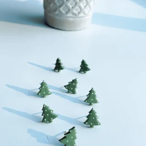 Christmas trees w/resin