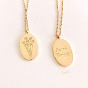 Birth Month Flower Necklaces