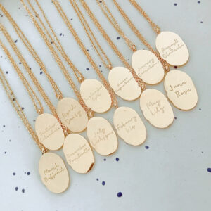 Birth Month Flower Necklaces